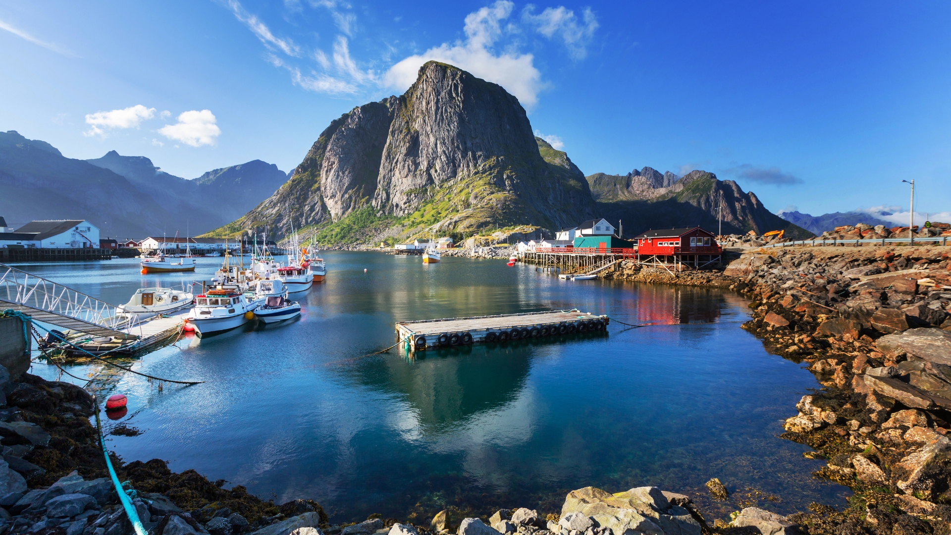 Pueblos pesqueros en el viaje grupal a las islas lofoten